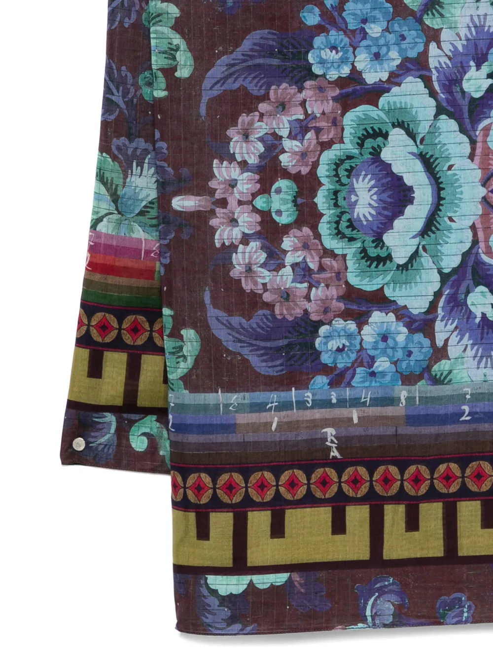 Pierre-Louis Mascia floral-print scarf - Paars