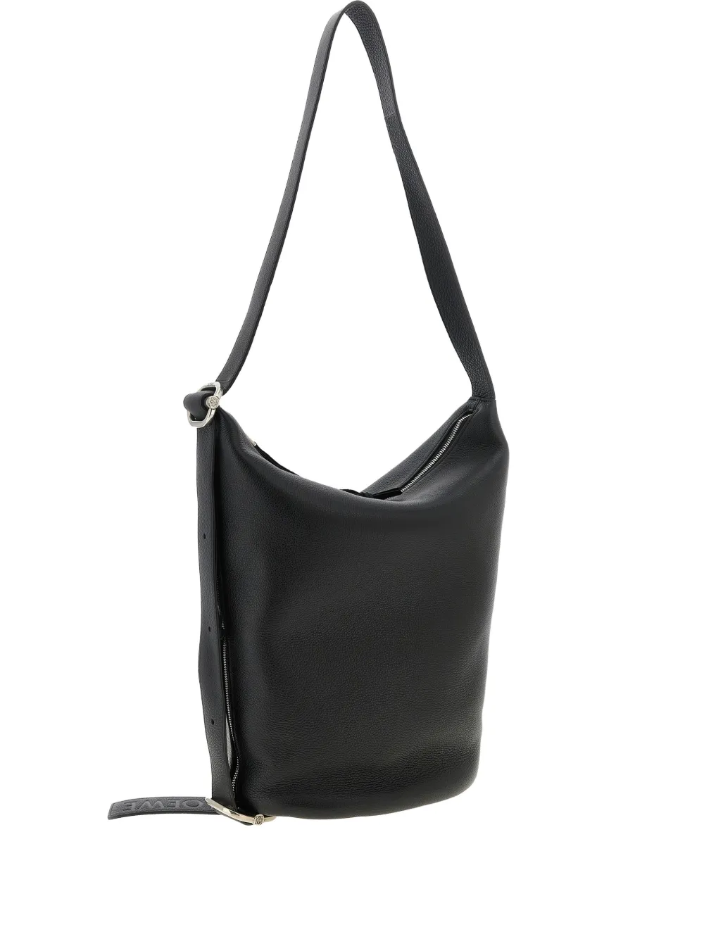 LOEWE metal-buckle shoulder bag - Nero