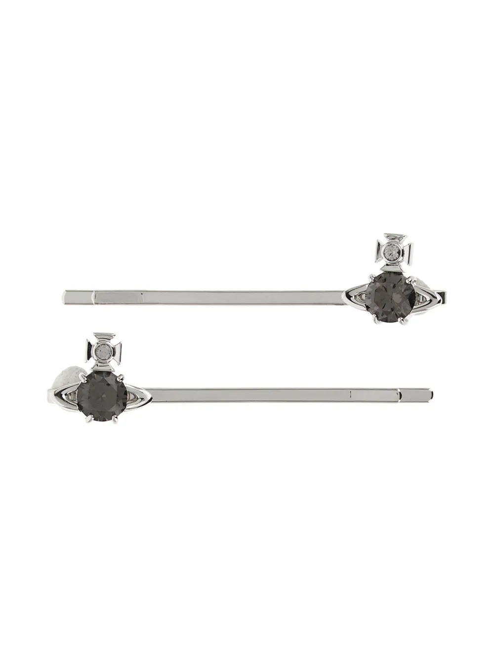 Vivienne Westwood logo-detail brooches - Argento