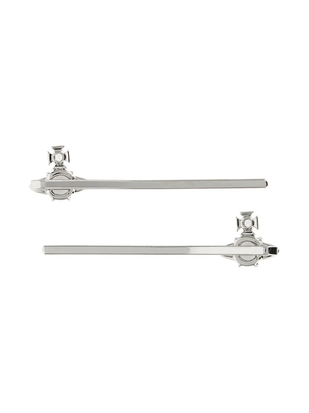 Vivienne Westwood logo-detail brooches - Zilver