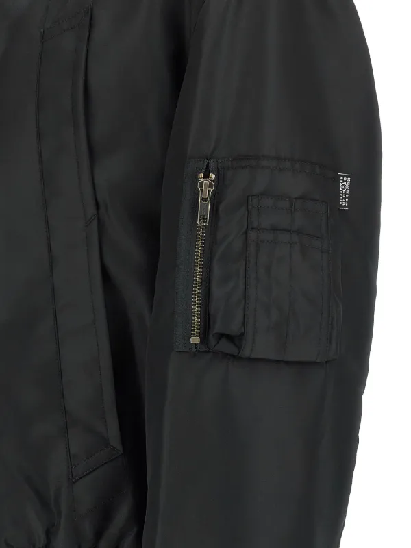 MM6 Maison Margiela ハイネック ボンバージャケット | ブラック