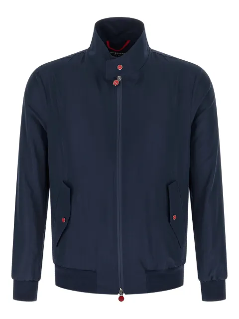 Kiton Cima mandarin-collar jacket