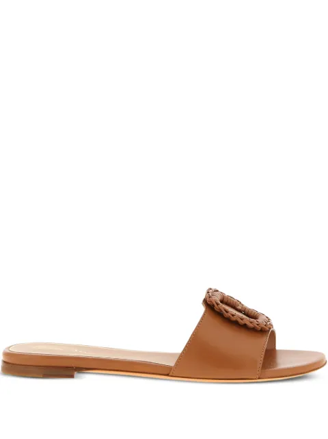 Santoni Corolle woven sandals