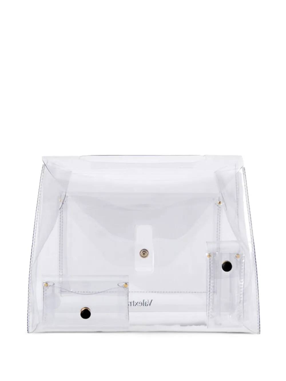 Valextra mini Iside flap raincoat - Nero