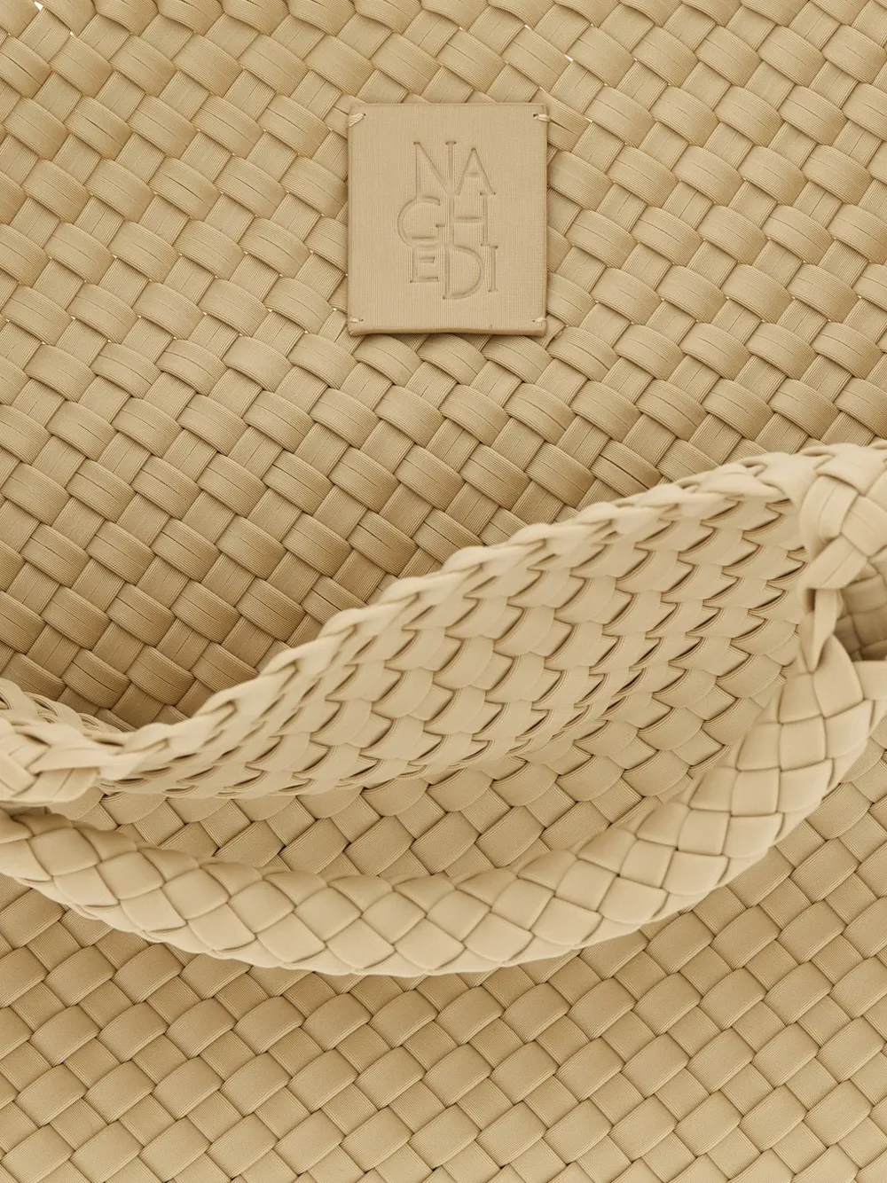  Naghedi Medium St. Barths Woven Tote Bag - Neutrals 
