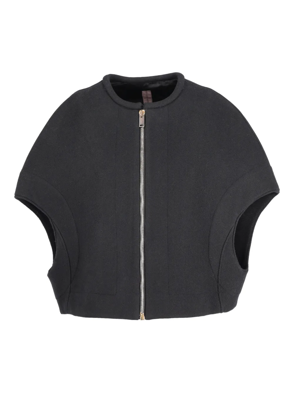 Rick Owens Vintage cropped sleeveless jacket - Nero