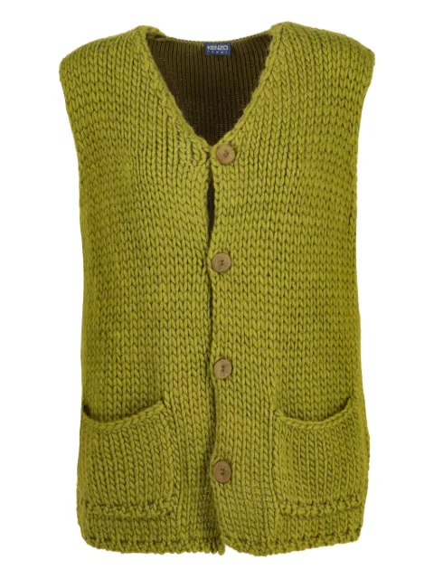 Kenzo Pre-Owned ribbed knitted vest