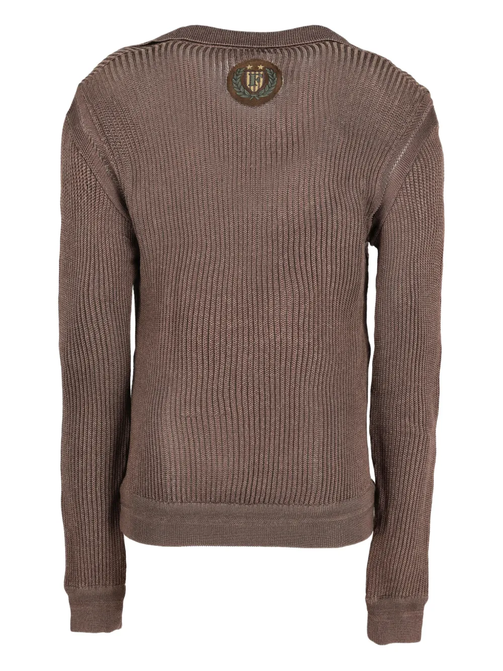 Gianfranco Ferré Pre-Owned Knitted pointed-collar sweater | Image 2