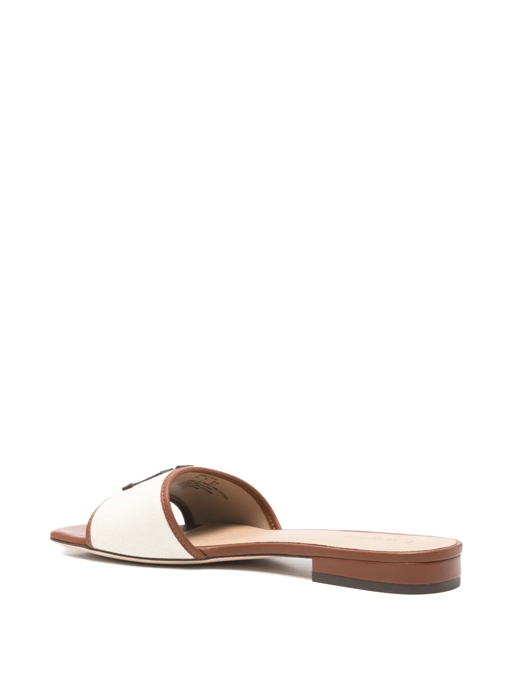 Lauren Ralph Lauren Sandalen met monogram-detail Beige