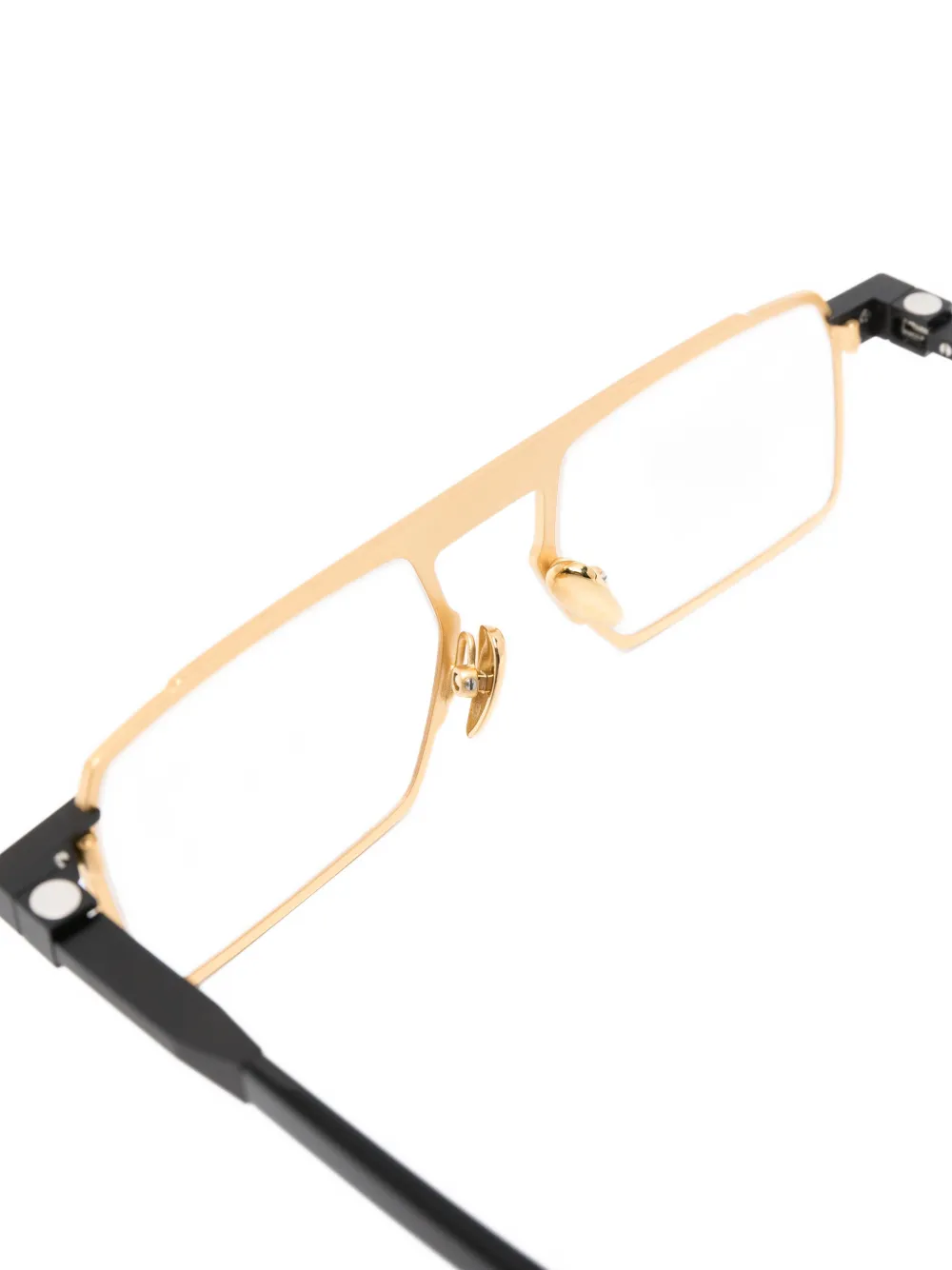  Vava Eyewear Rectangle-frame Glasses - Gold 