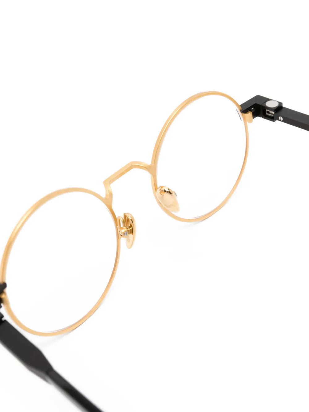  Vava Eyewear Round- Frame Glasses - Black 