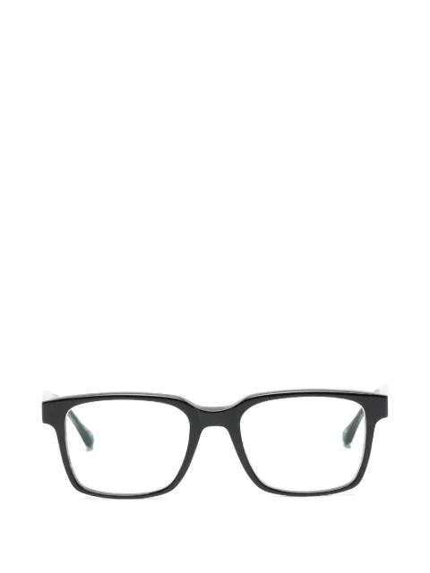 Matsuda rectangle-frame glasses