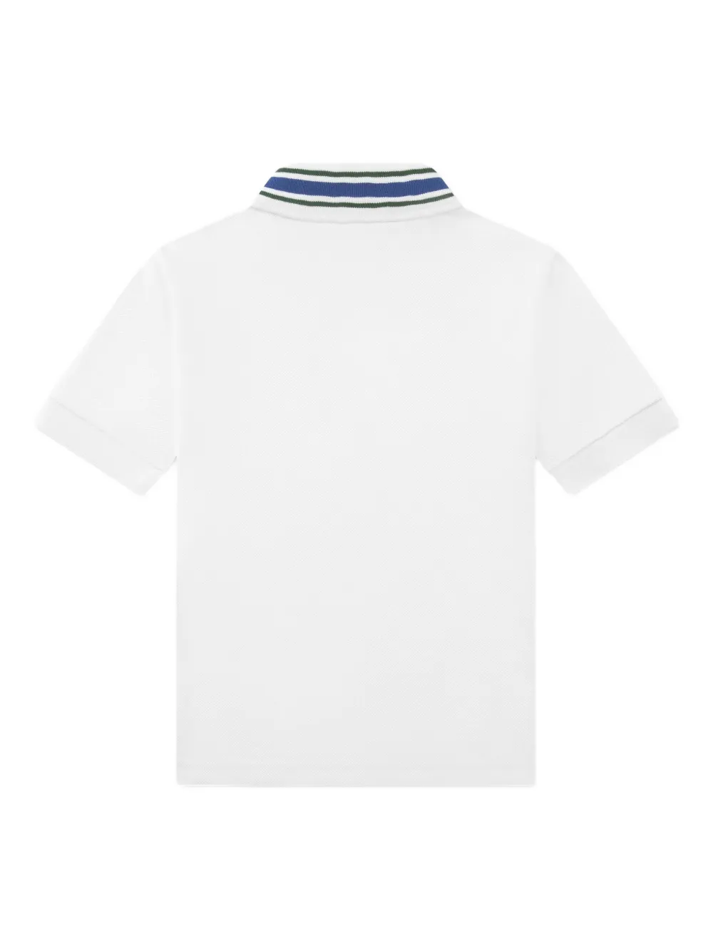 Lacoste Kids Poloshirt met gestreepte kraag Wit