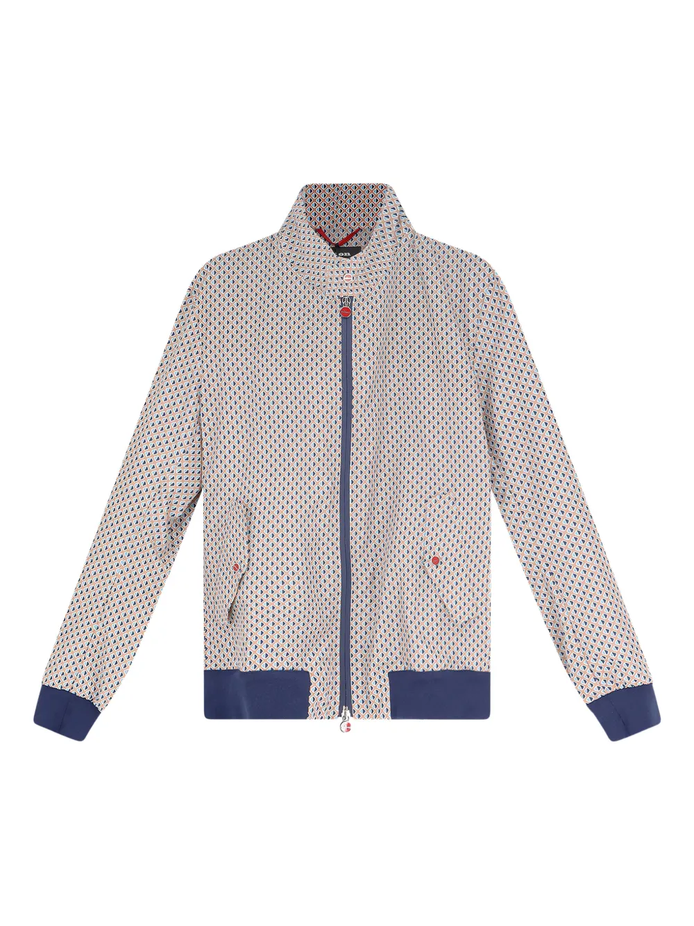 Kiton enamelled button pattern jacket - Toni neutri