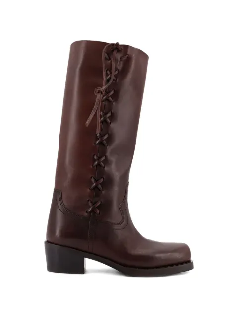 Paris Texas lace-up boots
