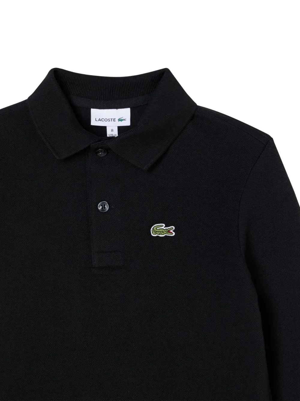 Lacoste Kids Poloshirt met logopatch Zwart