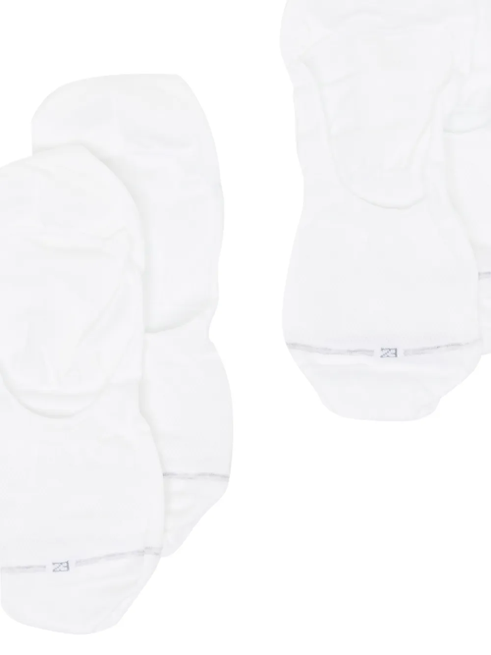 Zegna logo-embroidered socks (set of four) - Bianco