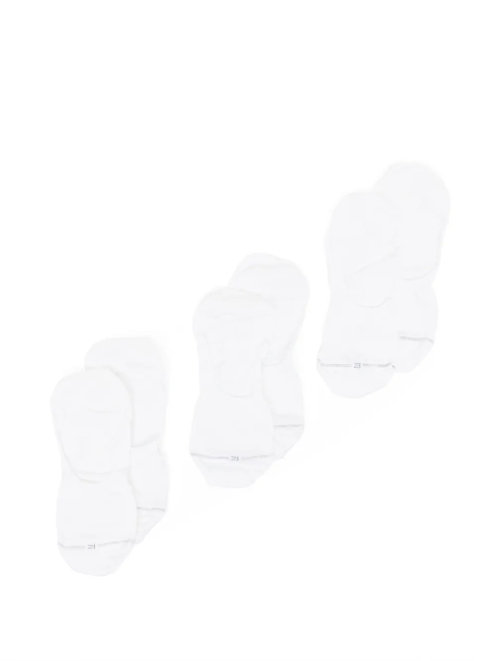 Zegna logo-embroidered socks (set of four) - Bianco