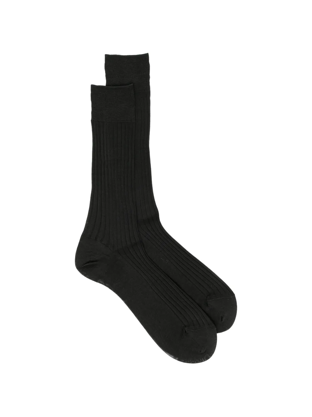 Zegna Logo-print Socks In Black