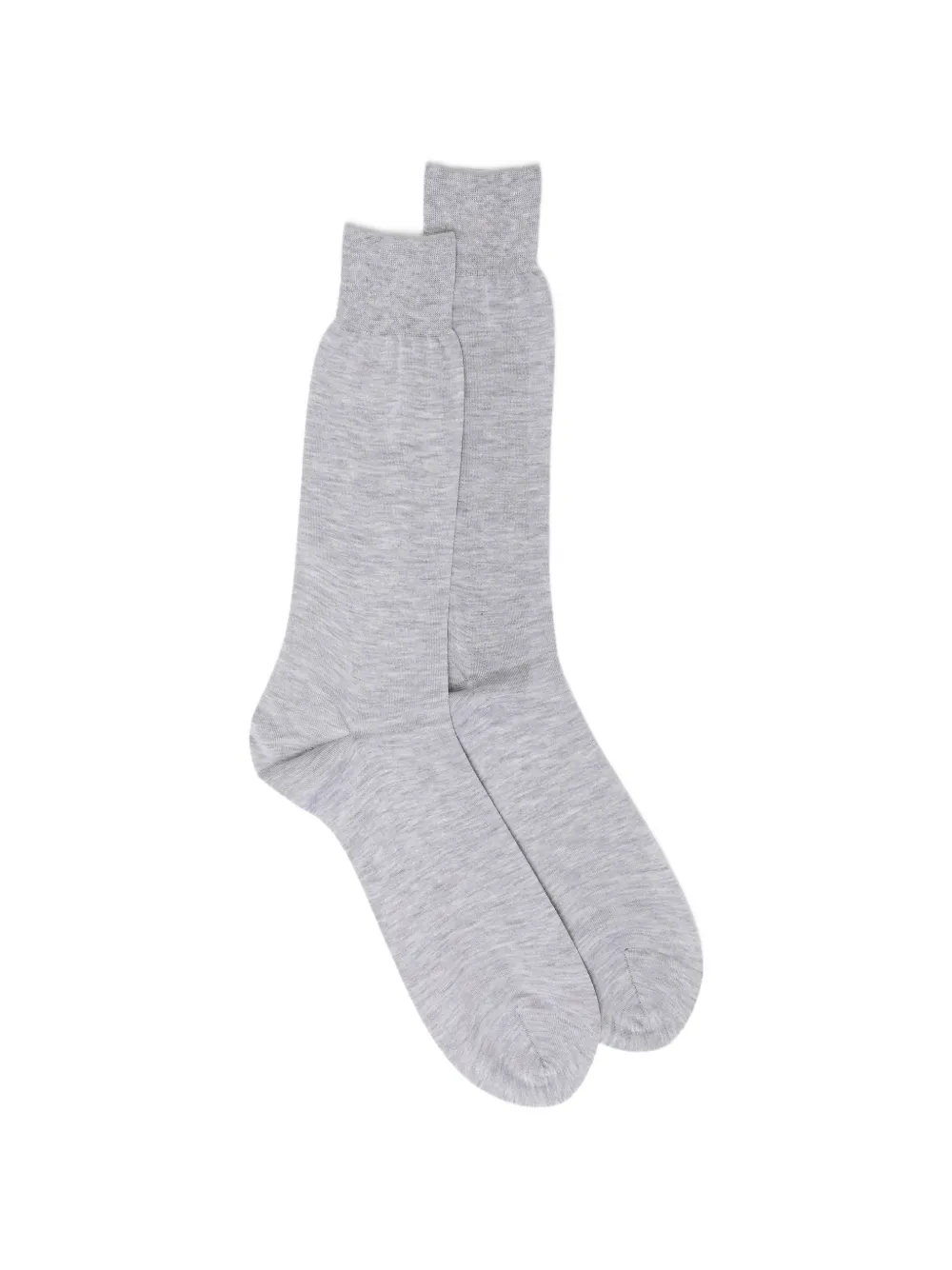 Zegna Logo-print Socks In Gray