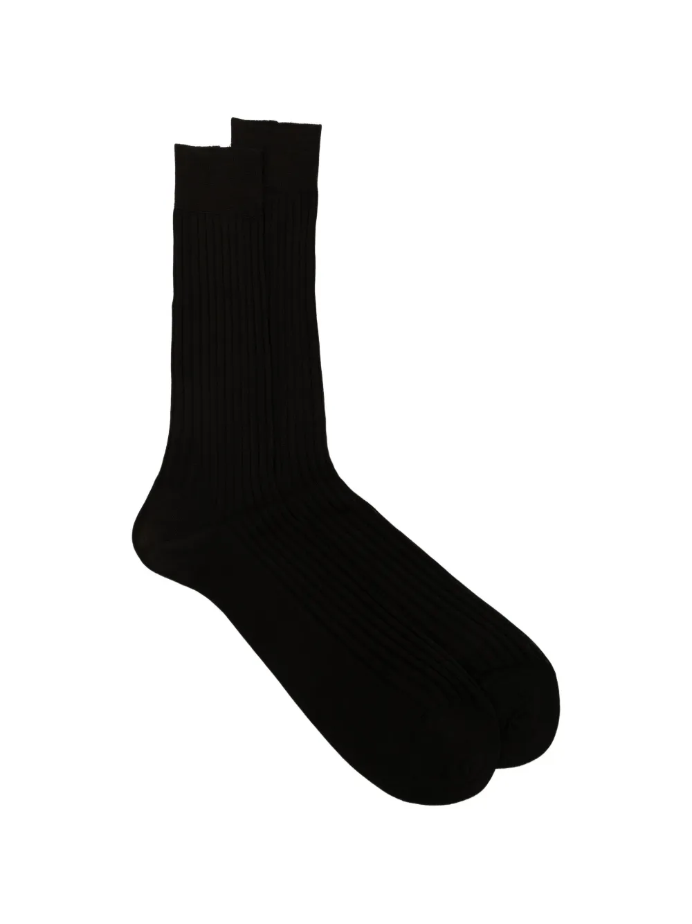 Zegna Logo-print Socks In Black
