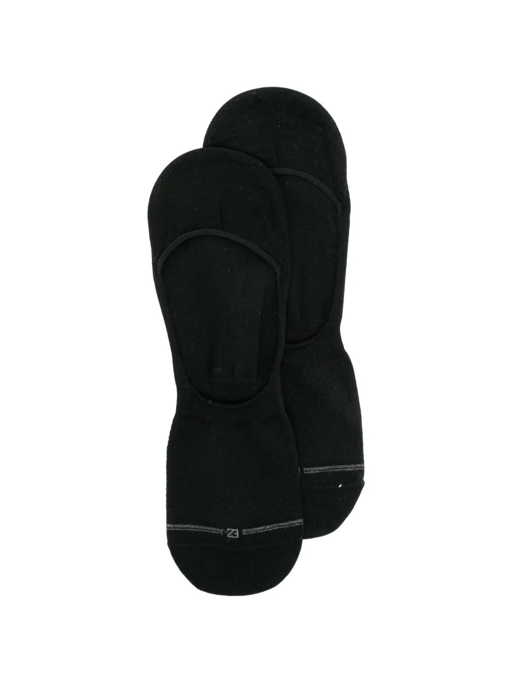 Zegna Logo-embroidered Socks In Blue