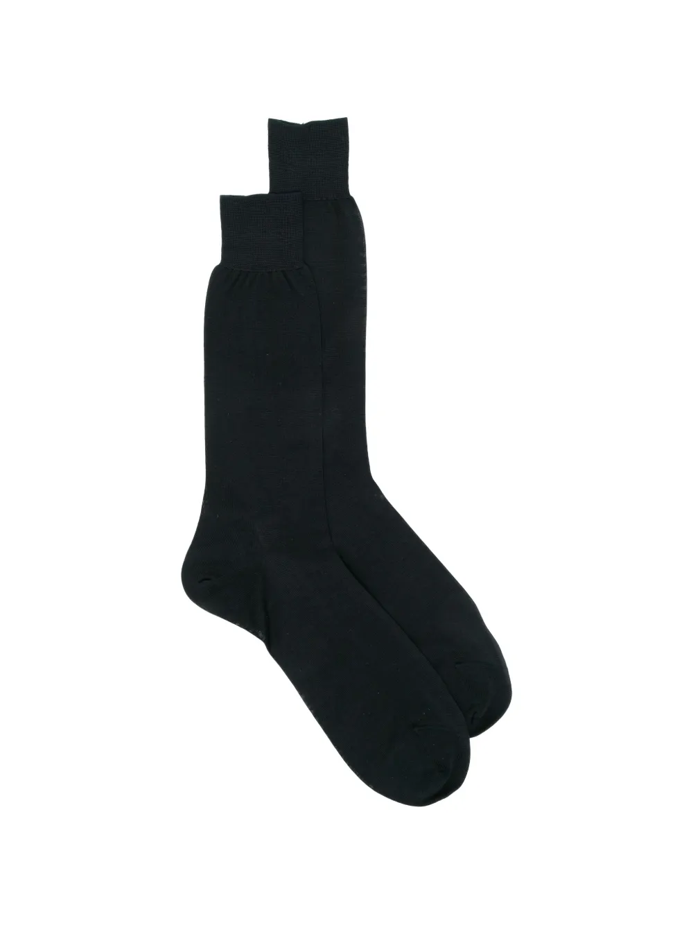 Zegna Logo-print Socks In Black