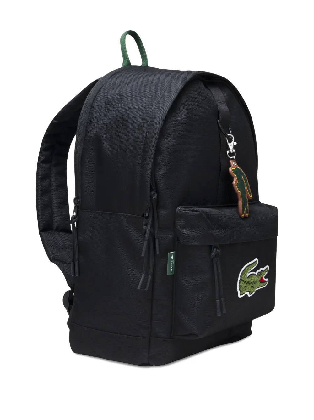  Lacoste Kids Logo-applique Backpack - Black 
