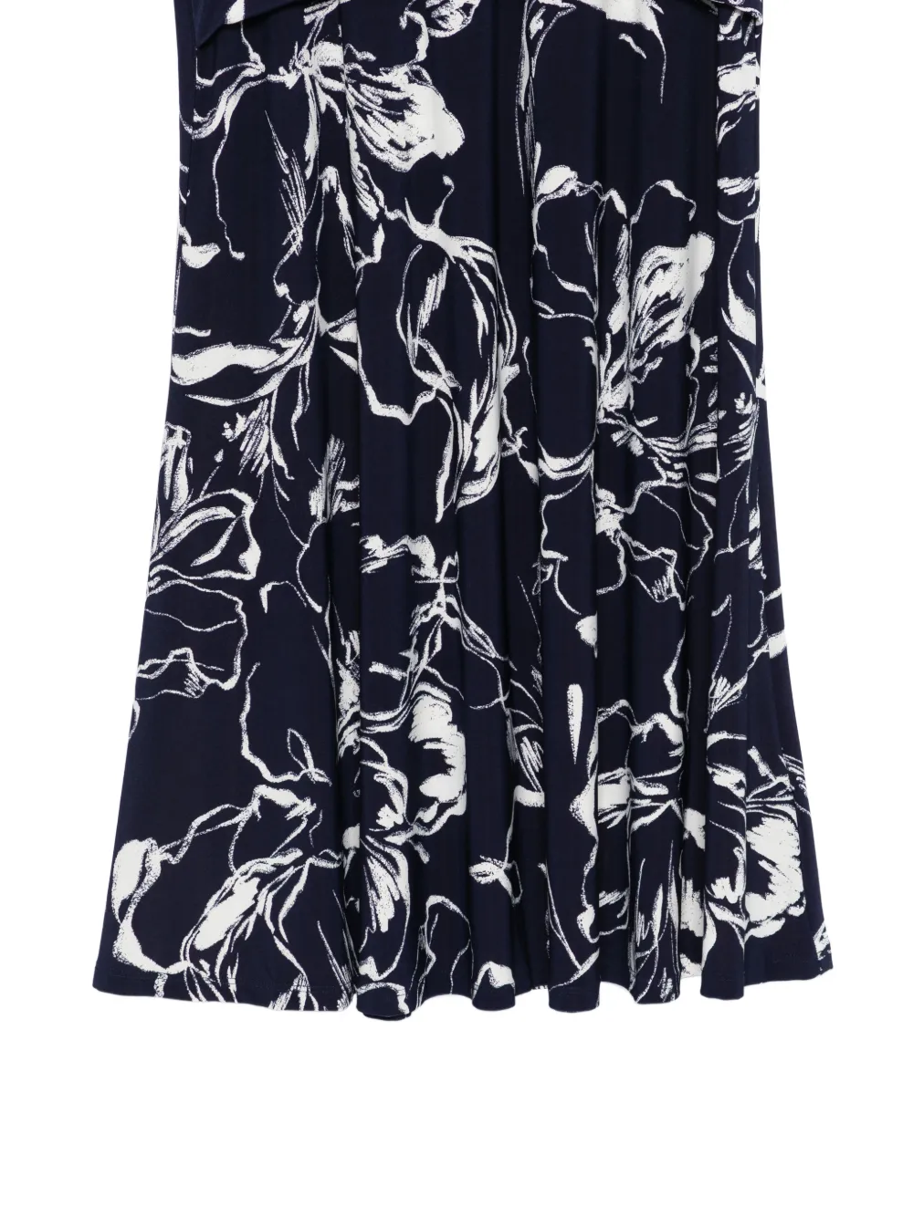 Lauren Ralph Lauren Midi-jurk met bloemenprint Blauw