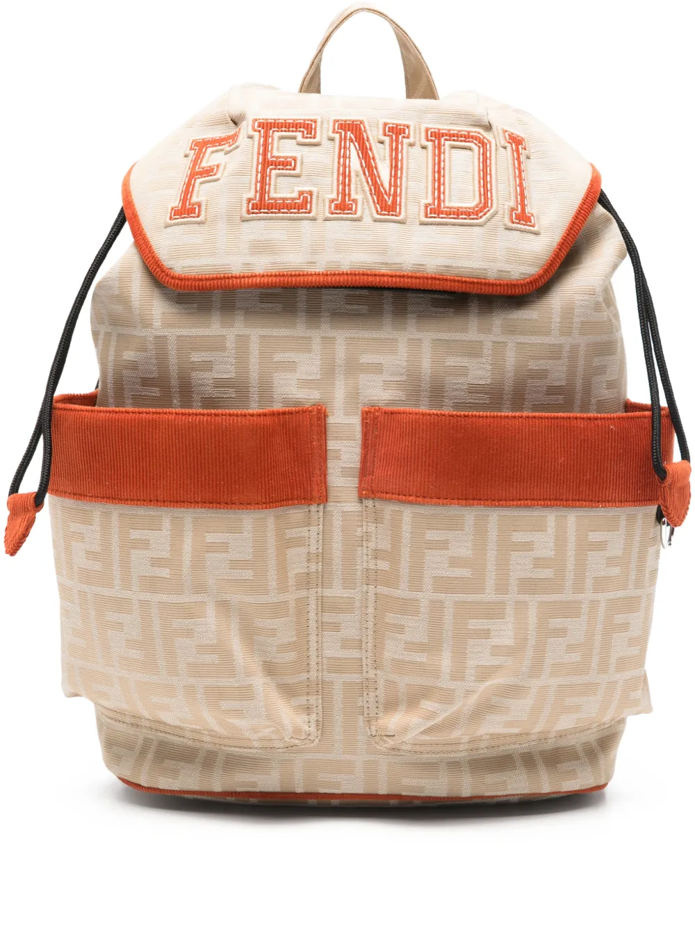 Fendi Kids N Zaine backpack - Toni neutri