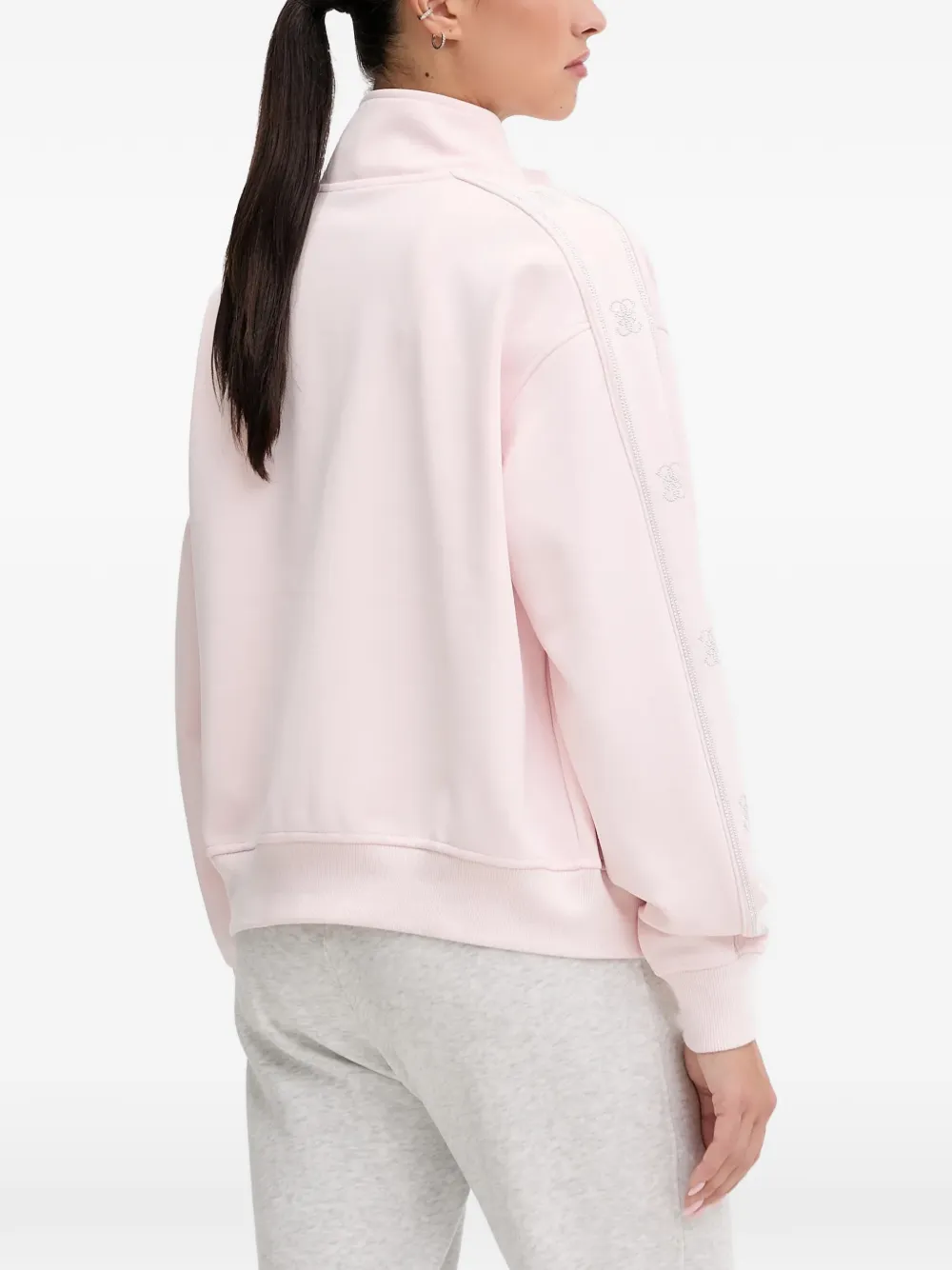  Guess Usa Zip-up Sweater - Pink 