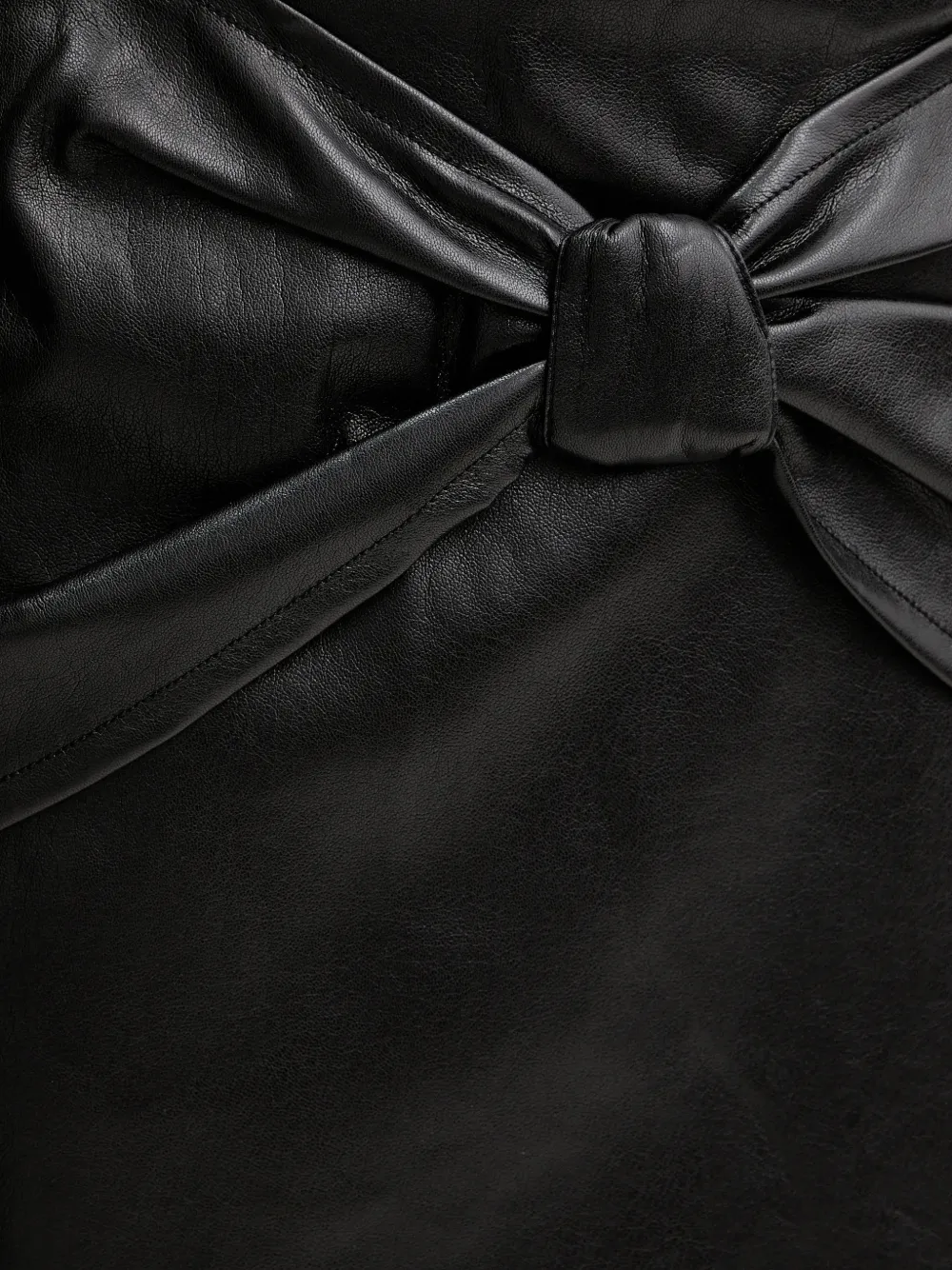 Knot-Detail Mini Skirt