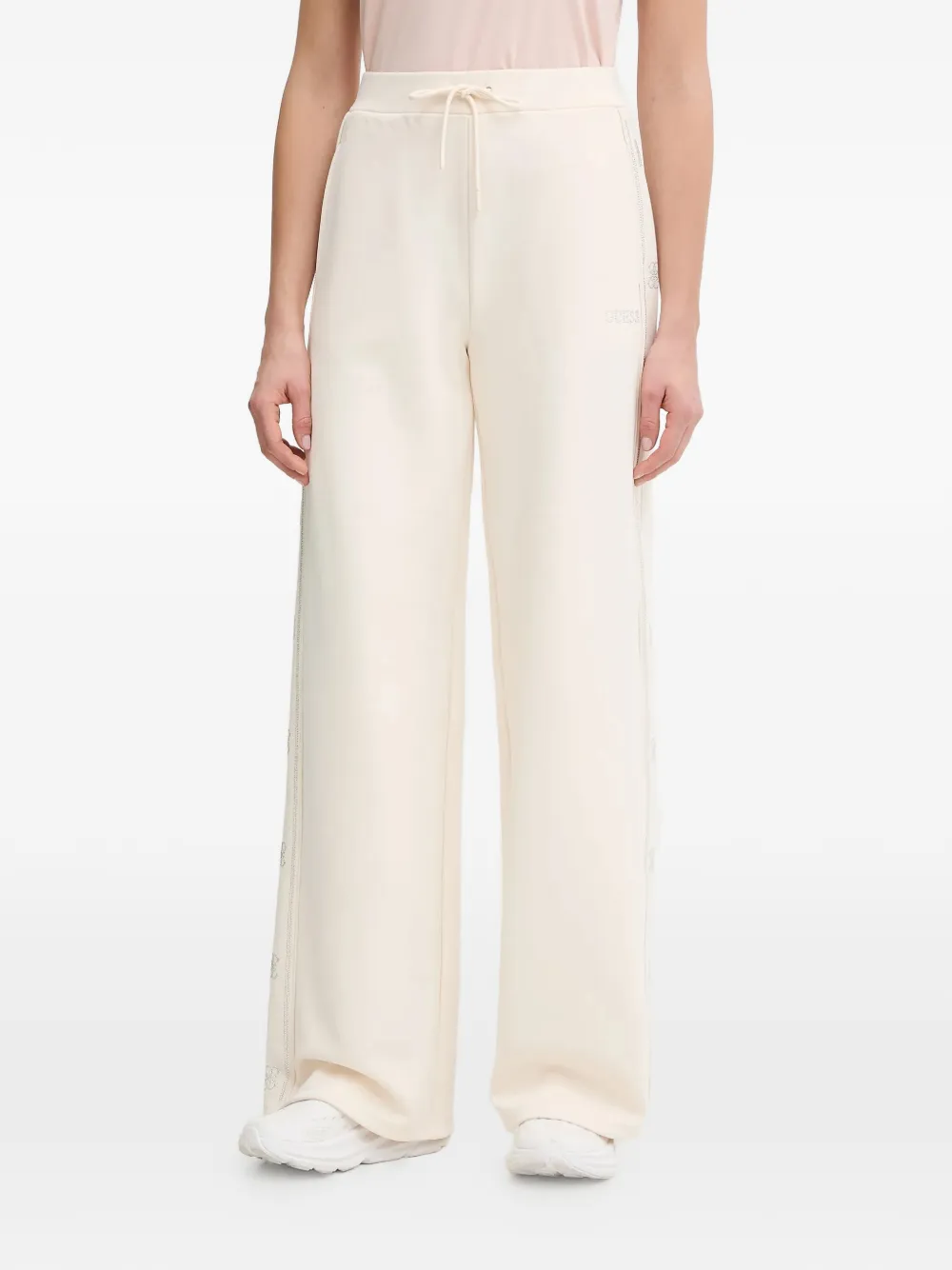 GUESS USA rhinestone drawstring track pants - Toni neutri