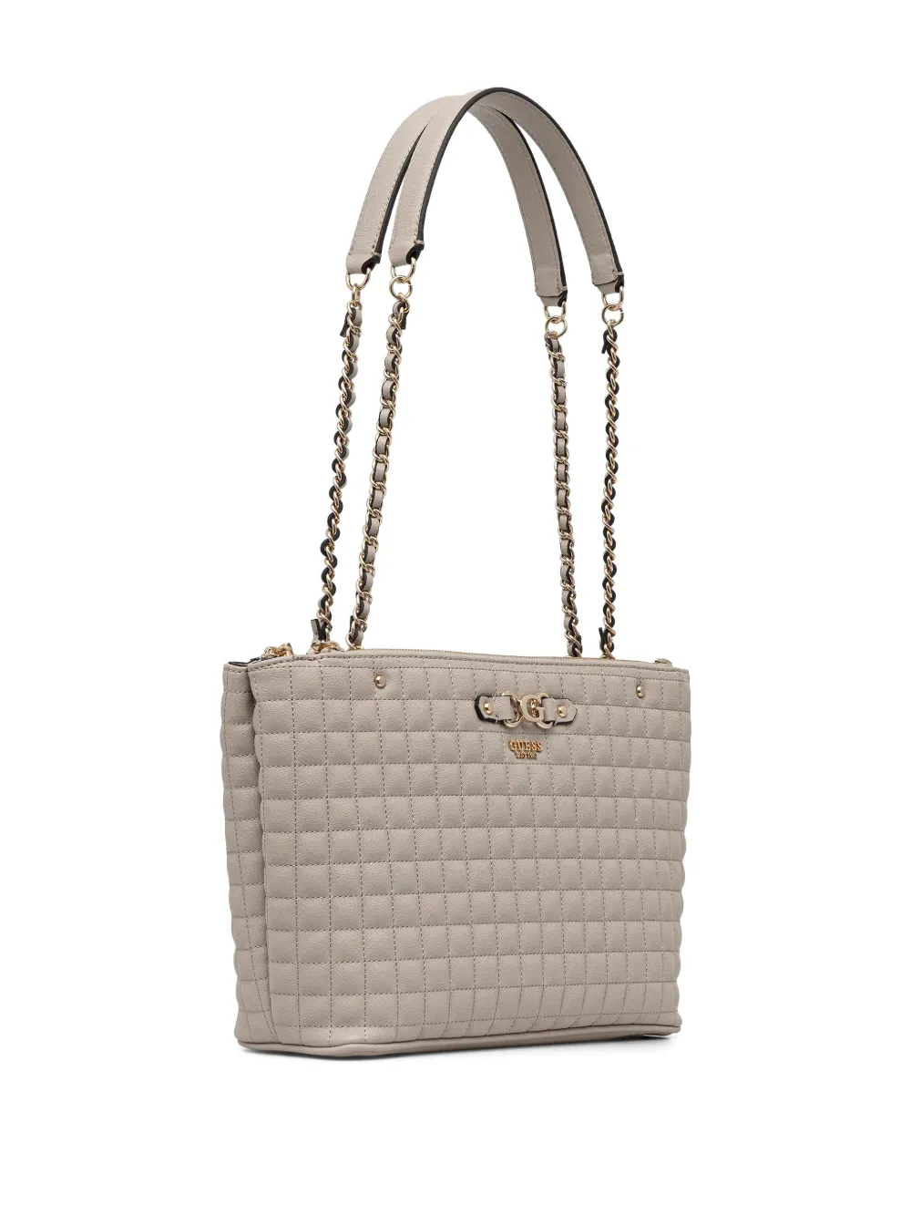 GUESS USA Nadira quilted shoulder bag - Beige