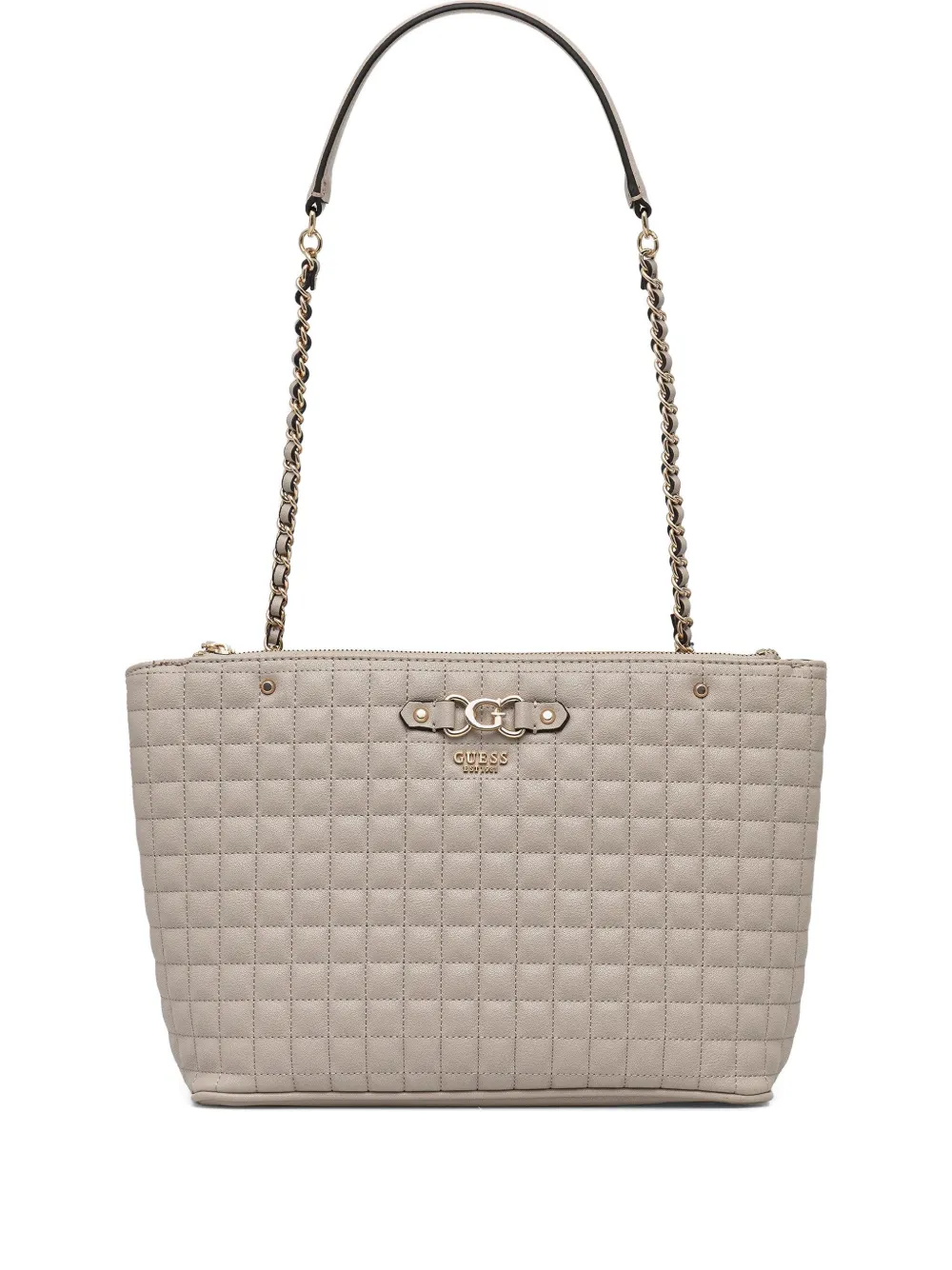GUESS USA Nadira quilted shoulder bag - Toni neutri