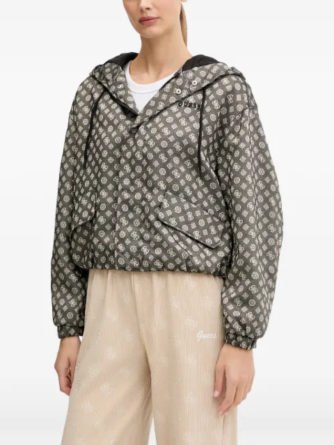 GUESS USA patterned hooded jacket