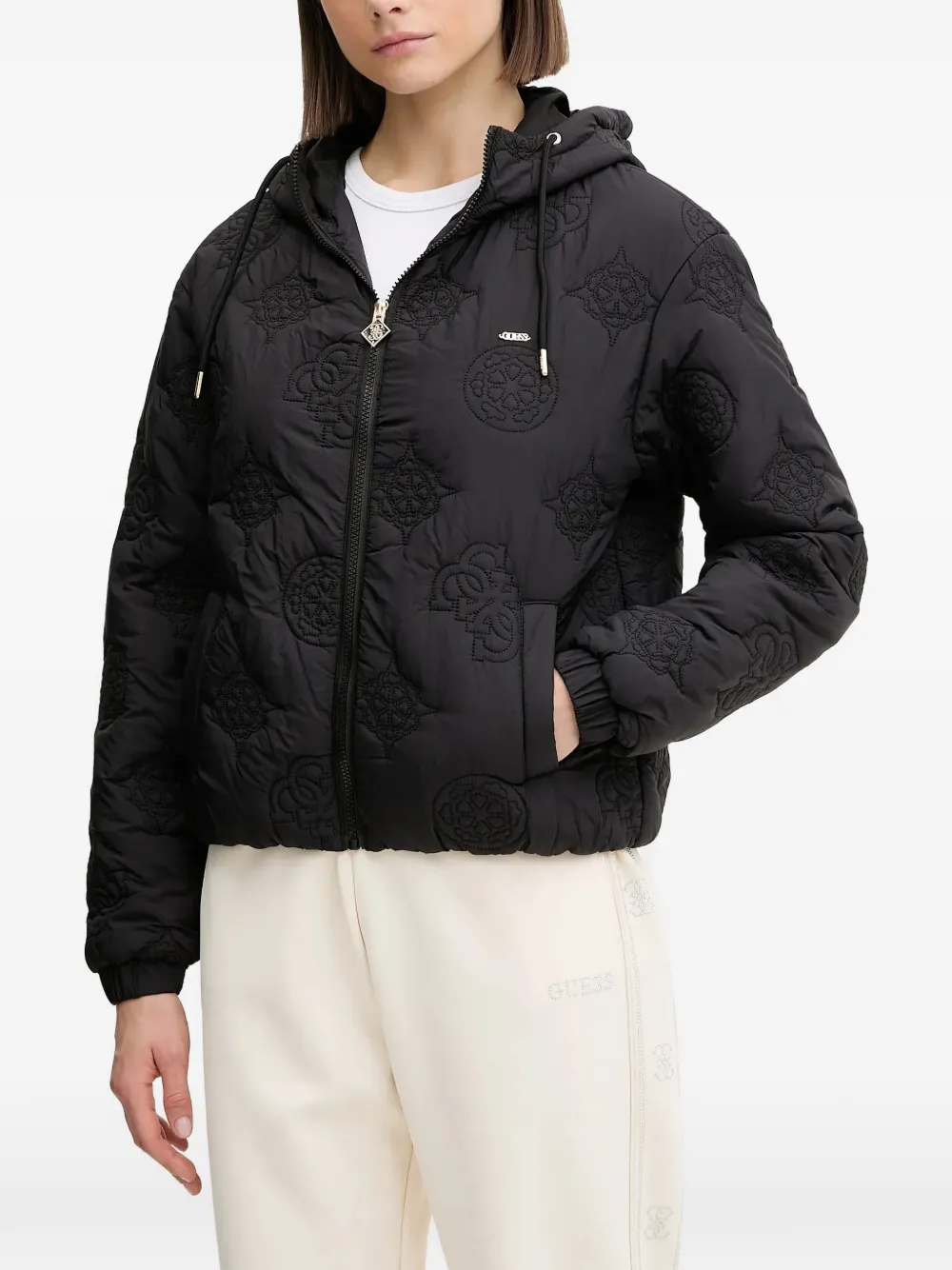 GUESS USA quilted jacket | Black | Image 1