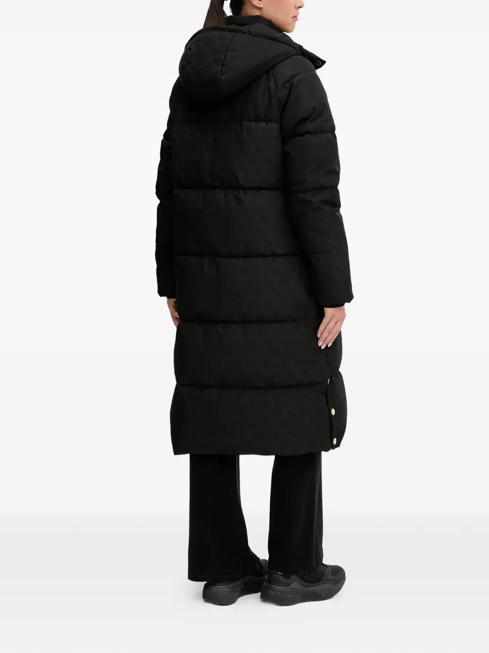  Guess Usa Black Puffer Coat 