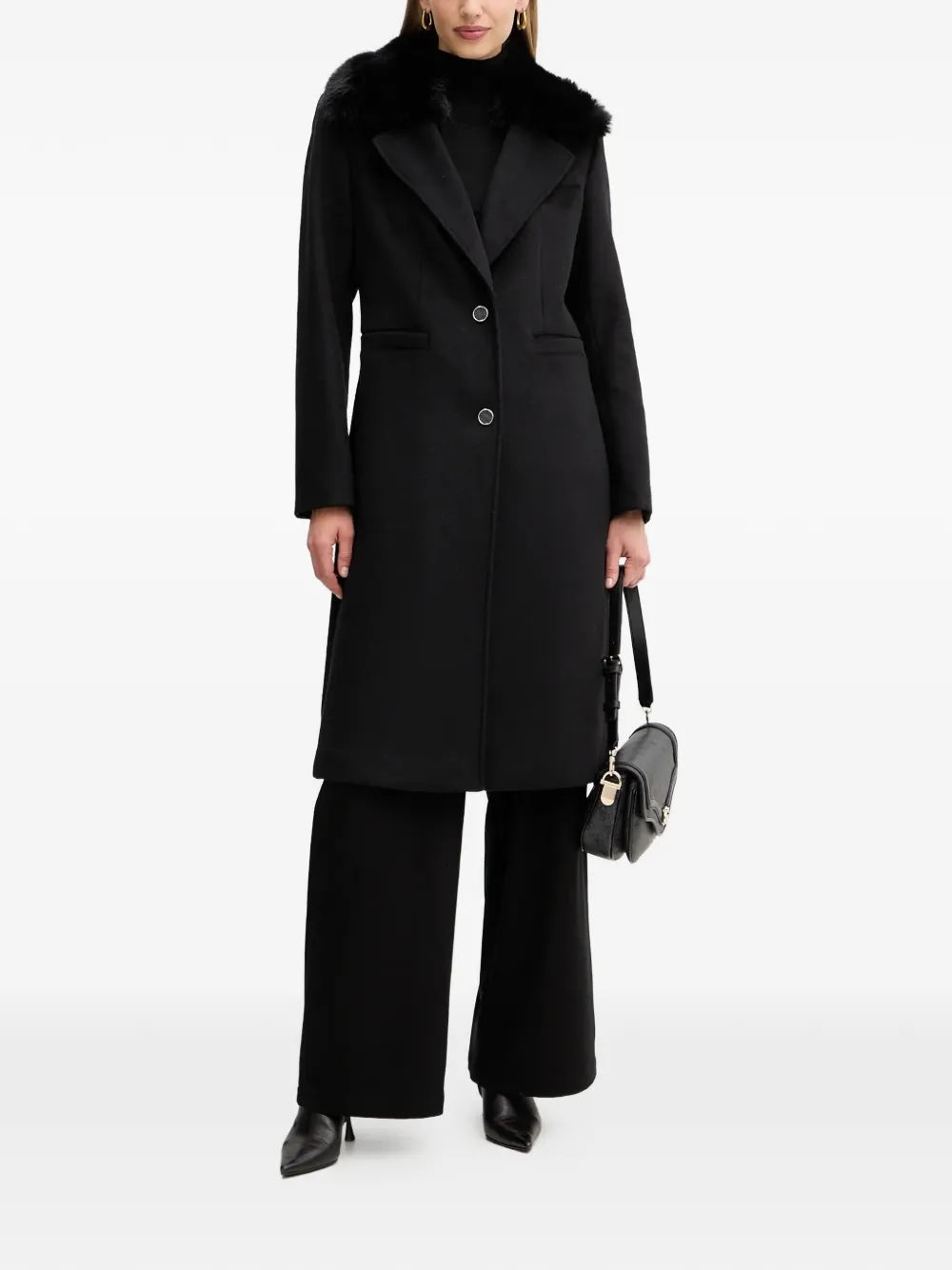 GUESS USA pleated trousers - Zwart