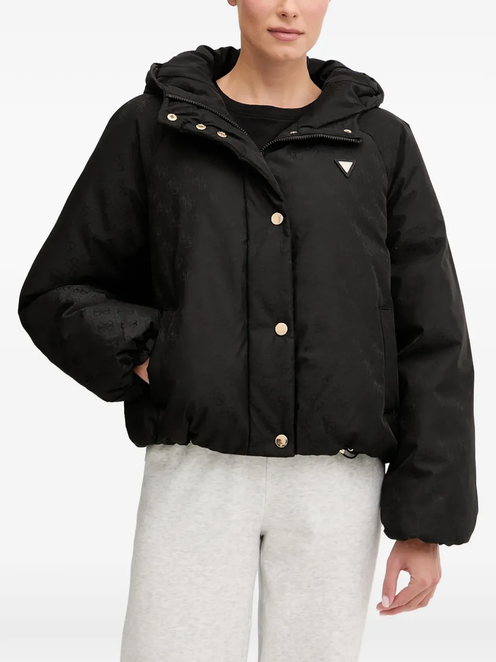 GUESS USA 4G hooded jacket - Black