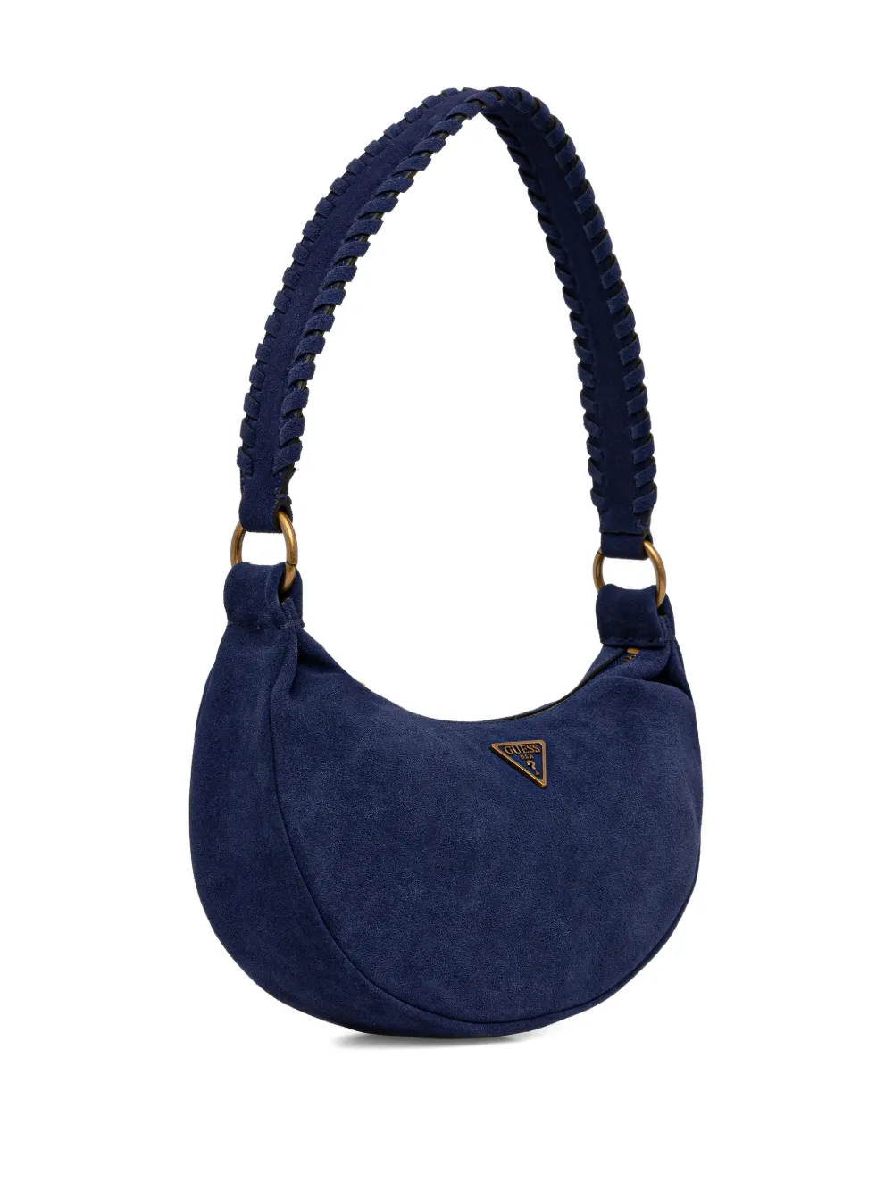 GUESS USA mini Amita braided shoulder bag - Blauw