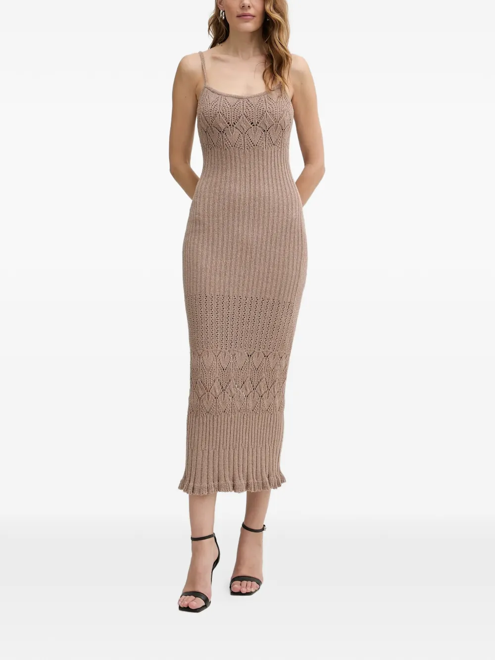 GUESS USA Shinju midi dress - Beige