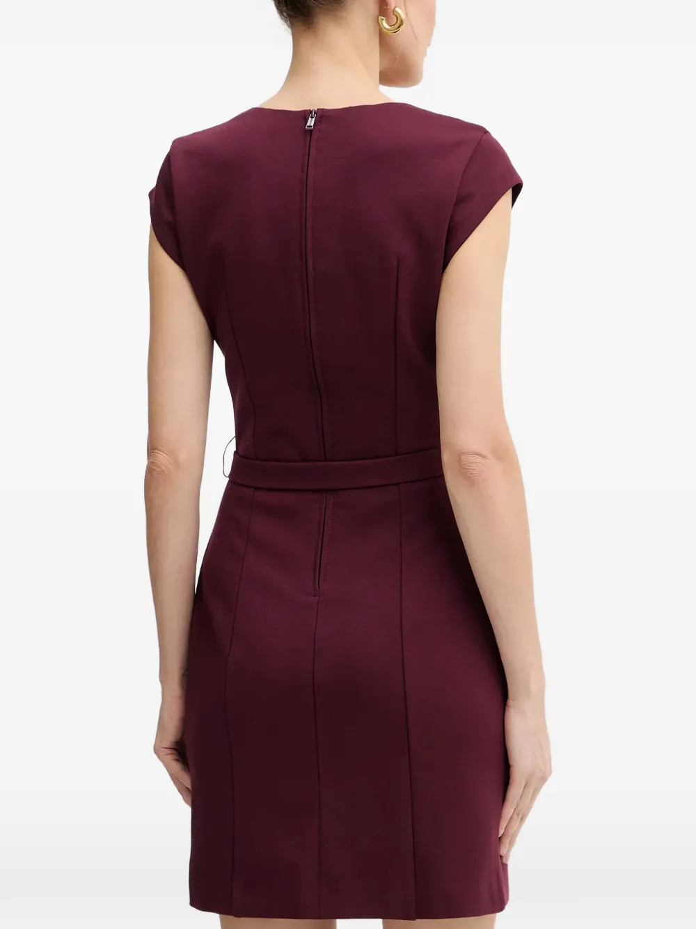 GUESS USA Mini-jurk met V-hals Paars