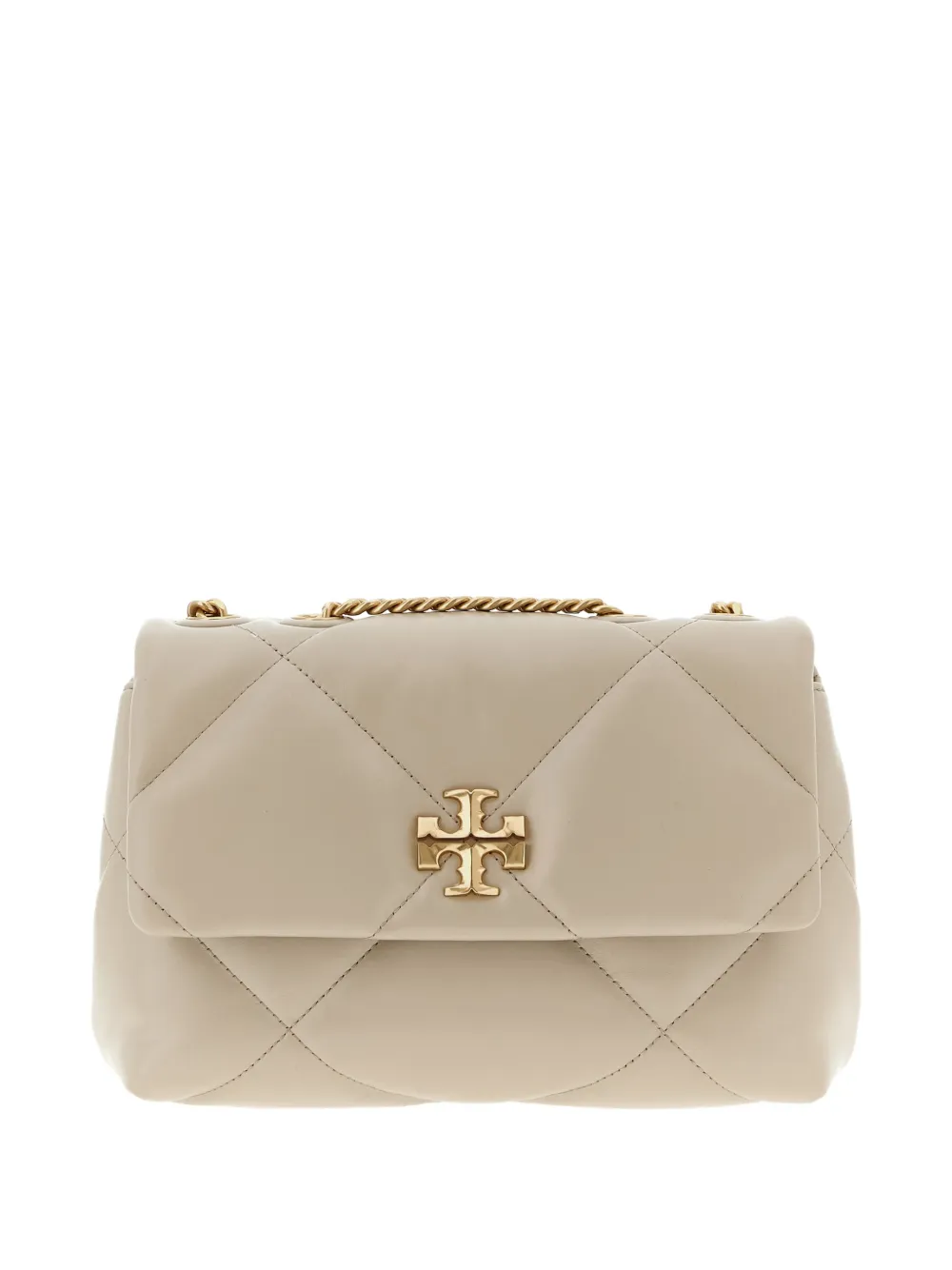 Tory Burch small Kira diamond-quilted cross body bag - Toni neutri