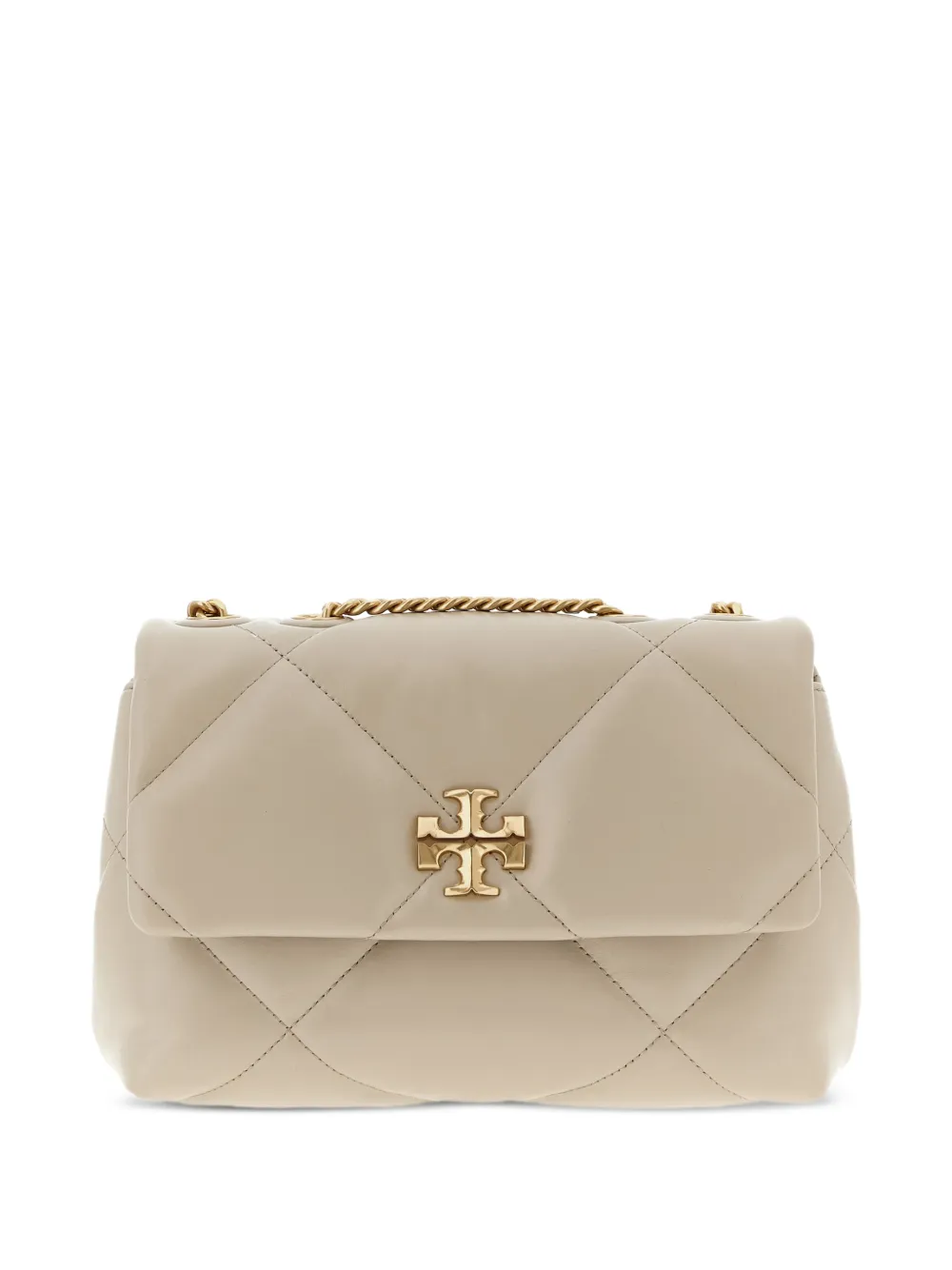 Tory Burch small Kira diamond-quilted cross body bag - Toni neutri