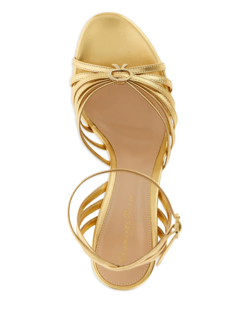Gianvito Rossi Rita sandalen met plateauzool Goud