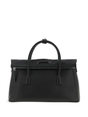 Maison Margiela Large 5AC Leather Tote Bag | Black | FARFETCH