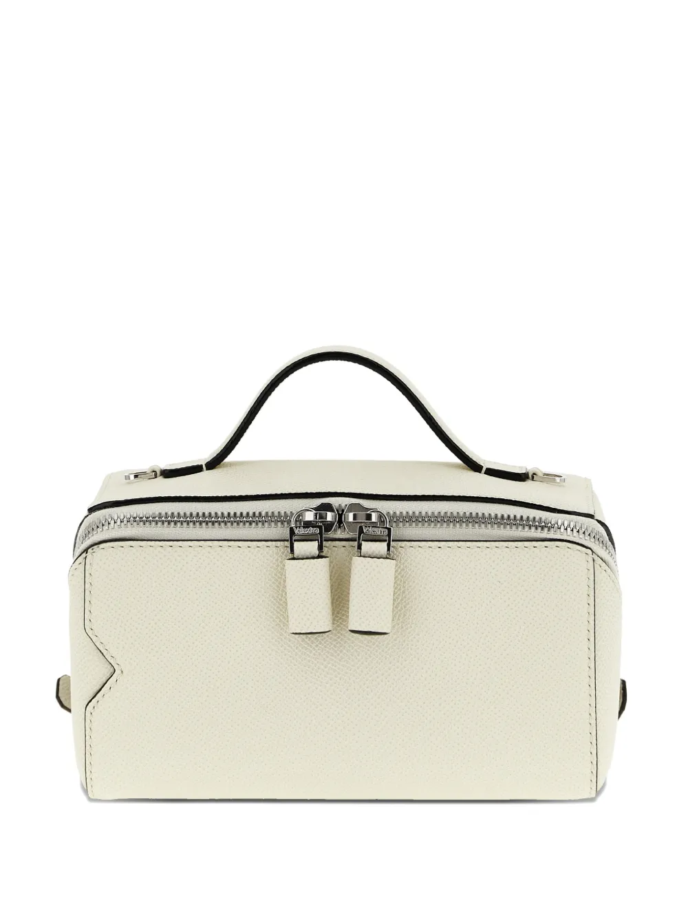 Valextra V-Line zip-up tote bag - Nude