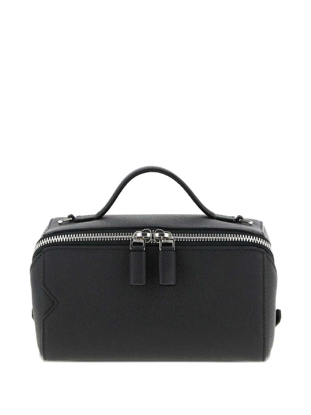 Valextra V-Line zip-up tote bag - Nero