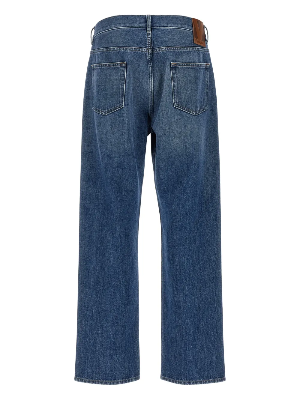 Valentino Garavani button-fastening five-pocket jeans - Blauw
